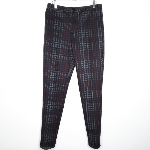 Ruti Multi Houndstooth Comfort Trouser Pants 1 - Picture 2 of 8